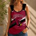 [SPECIAL OFFER] NEW CUSTOMIZED NFL20 ARC ARIZONA CARDINALS O-RING SHOULDER TANK TOP