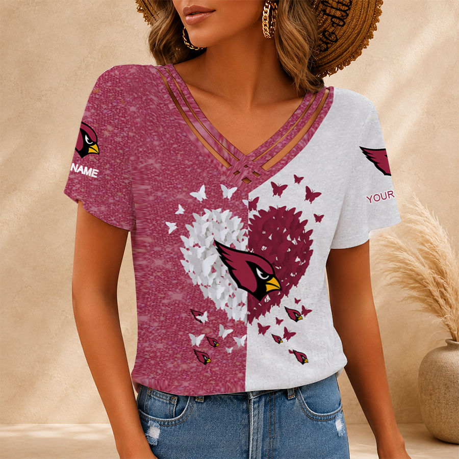 [SPECIAL OFFER] NEW CUSTOMIZED NFL20 ARC ARIZONA CARDINALS V-NECK SHIRT