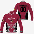 [SPECIAL OFFER] NEW CUSTOMIZED NFL20 ARC ARIZONA CARDINALS SATIN VARSITY & BASEBALL JACKET
