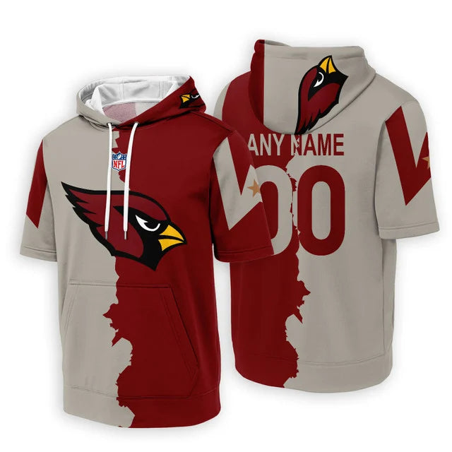 [SPECIAL OFFER] NEW CUSTOMIZED NFL20 ARC ARIZONA CARDINALS SHORT SLEEVE HOODIE T-SHIRT