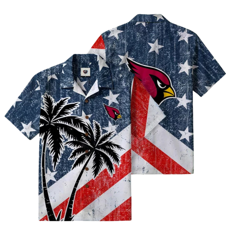 [SPECIAL OFFER] NEW CUSTOMIZED NFL20 ARC ARIZONA CARDINALS PATRIOTIC 250 USA HAWAIIAN SHIRT