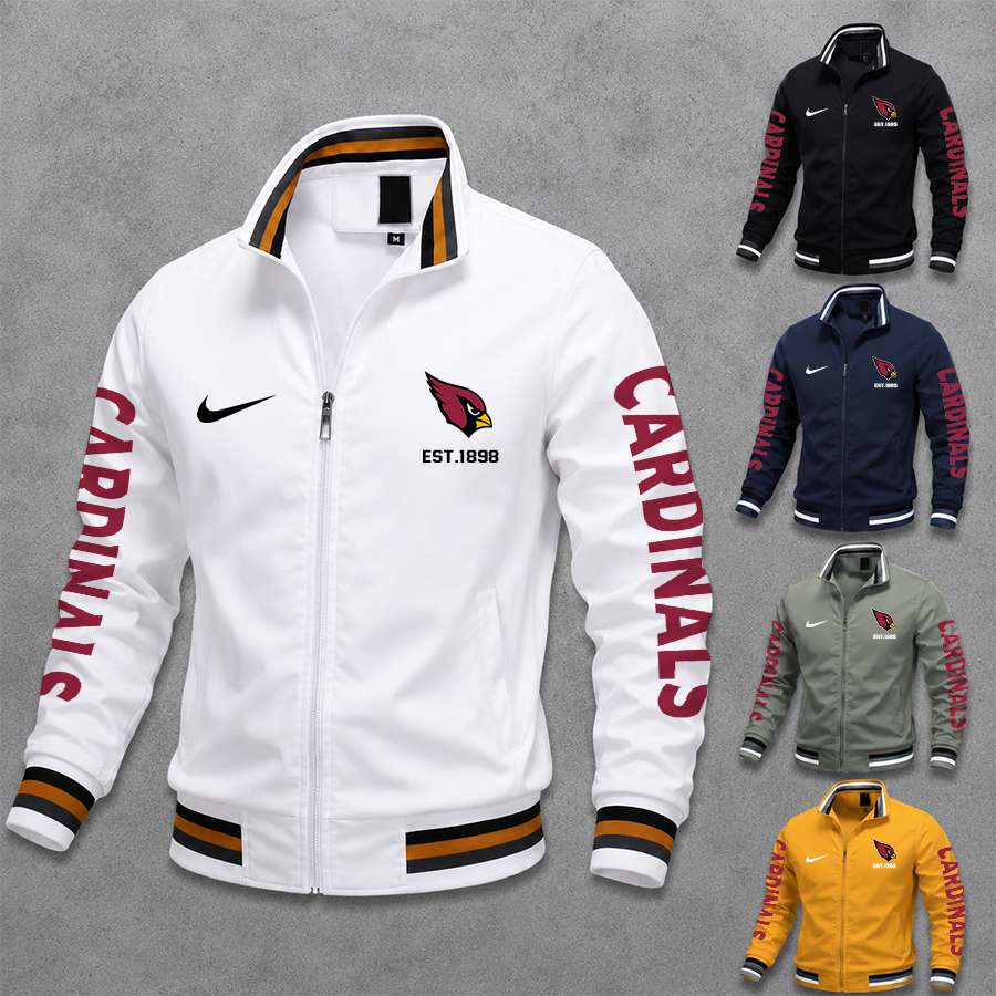 [SPECIAL OFFER] NEW CUSTOMIZED NFL20 ARC ARIZONA CARDINALS MEN'S CASUAL JACKET