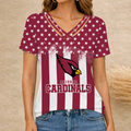 [SPECIAL OFFER] NEW CUSTOMIZED NFL20 ARC ARIZONA CARDINALS V-NECK SHIRT
