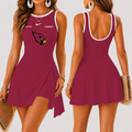 [SPECIAL OFFER] NEW CUSTOMIZED NFL20 ARC ARIZONA CARDINALS WOMEN'S SUMMER SKORT DRESS