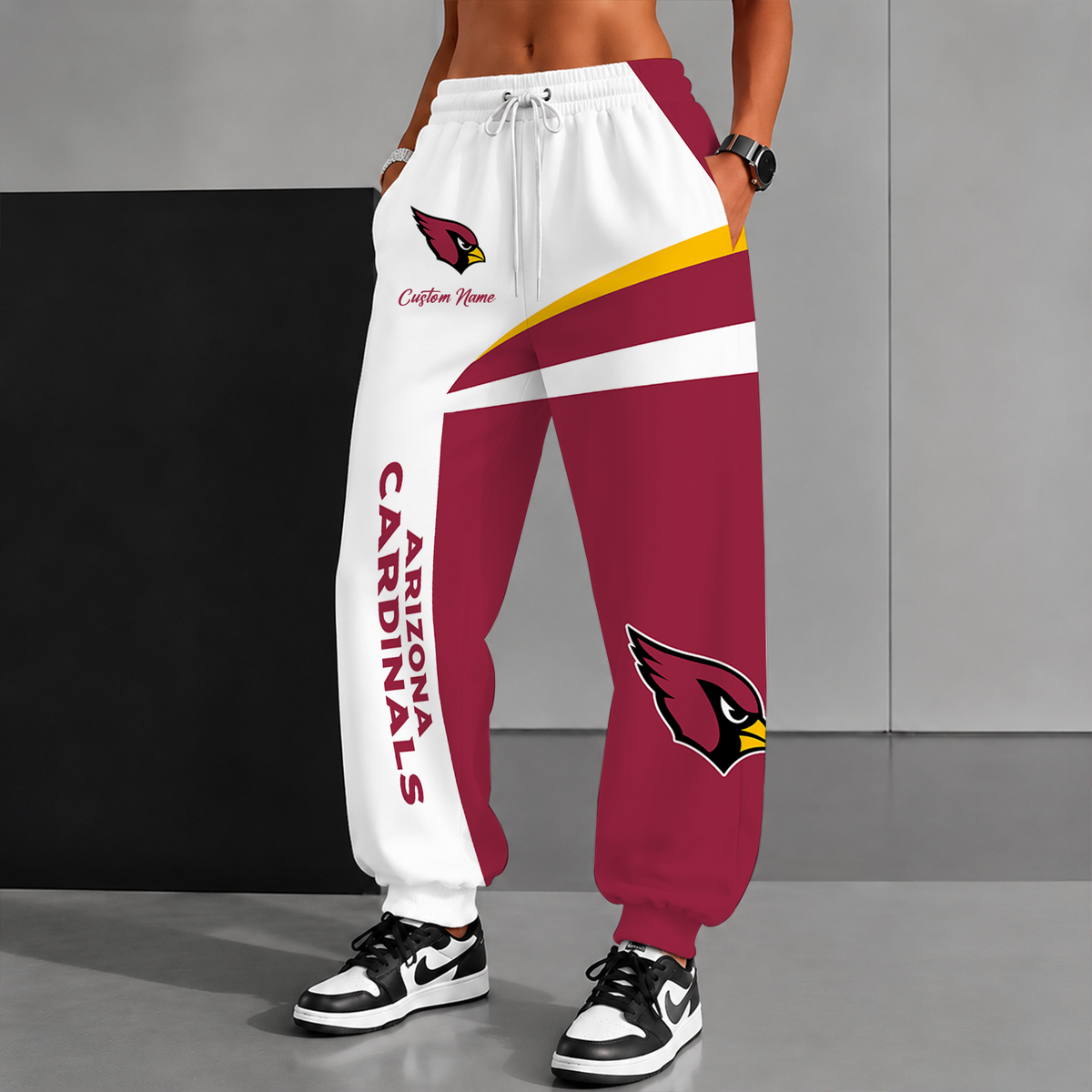 [SPECIAL OFFER] NEW CUSTOMIZED NFL20 ARC ARIZONA CARDINALS SWEATPANTS