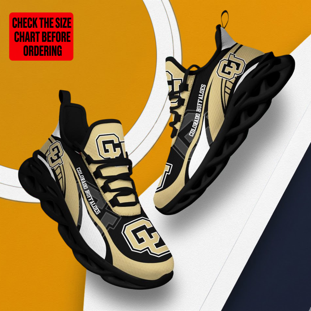 [FAN FAVORITE] NEW CUSTOMIZED NCAA FBS20 CRB COLORADO BUFFALOES CLUNKY SNEAKERS