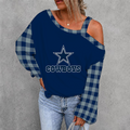 [SPECIAL OFFER] NEW CUSTOMIZED NFL21 DCB DALLAS COWBOYS WOMEN'S OFF-SHOULDER LONG SLEEVE SHIRT