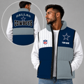 [SPECIAL OFFER] NEW CUSTOMIZED NFL21 DCB DALLAS COWBOYS SLEEVELESS PUFFER VEST