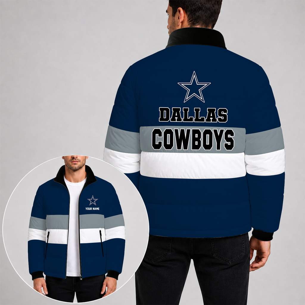 [SPECIAL OFFER] NEW CUSTOMIZED NFL21 DCB DALLAS COWBOYS PUFFER JACKET