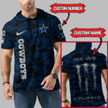 [SPECIAL OFFER] NEW CUSTOMIZED NFL21 DCB DALLAS COWBOYS SHORT SLEEVE HOODIE