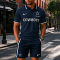 [SPECIAL OFFER] NEW CUSTOMIZED NFL21 DCB DALLAS COWBOYS POLO SHIRT & SHORT PANTS