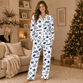 [SPECIAL OFFER] NEW CUSTOMIZED NFL21 DCB DALLAS COWBOYS HALLOWEEN LONG PAJAMAS SET