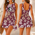 [FAN FAVORITE] NEW CUSTOMIZED NCAA FBS21 FLS FLORIDA STATE SEMINOLES WOMEN'S SUMMER SKORT DRESS