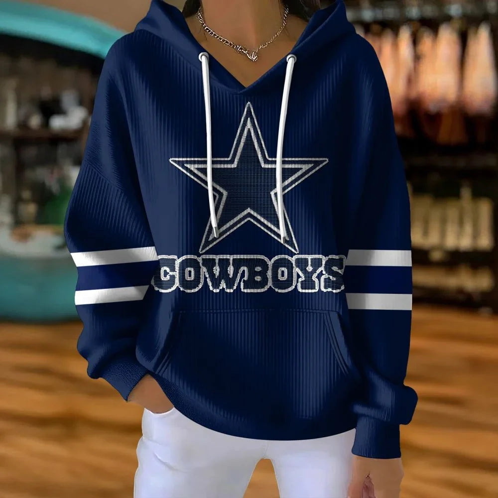 [SPECIAL OFFER] NEW CUSTOMIZED NFL21 DCB DALLAS COWBOYS RIBBED HOODIE & SWEATSHIRT