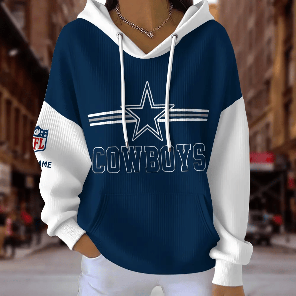 [SPECIAL OFFER] NEW CUSTOMIZED NFL21 DCB DALLAS COWBOYS RIBBED HOODIE & SWEATSHIRT
