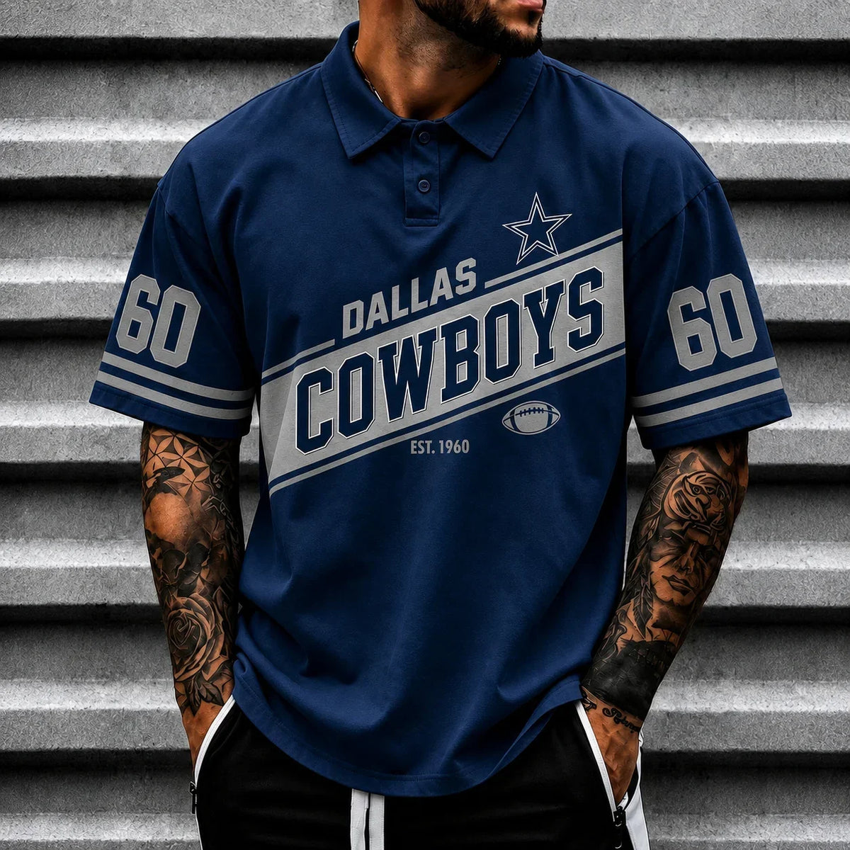 [SPECIAL OFFER] NEW CUSTOMIZED NFL21 DCB DALLAS COWBOYS POLO SHIRT