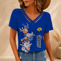 [SPECIAL OFFER] NEW CUSTOMIZED NFL22 LAR LOS ANGELES RAMS V-NECK SHIRT