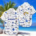 [SPECIAL OFFER] NEW CUSTOMIZED NFL22 LAR LOS ANGELES RAMS UNISEX HAWAIIAN SHIRT