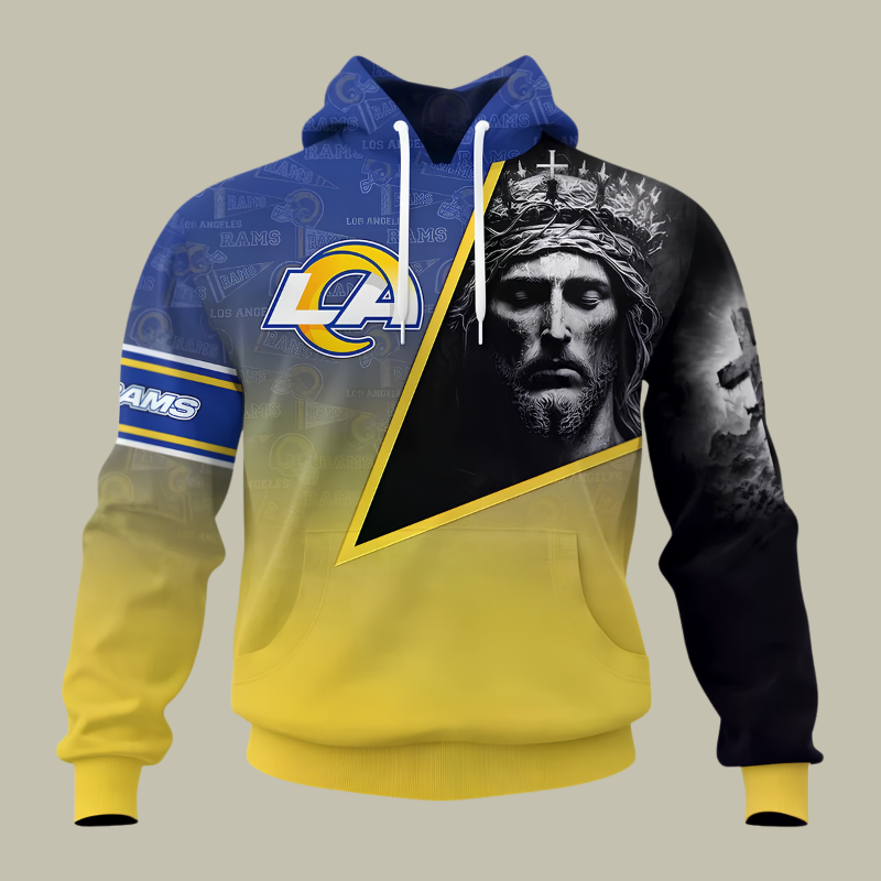 [SPECIAL OFFER] NEW CUSTOMIZED NFL22 LAR LOS ANGELES RAMS GOD'S BLESSING T-SHIRT, HOODIE & ZIP HOODIE