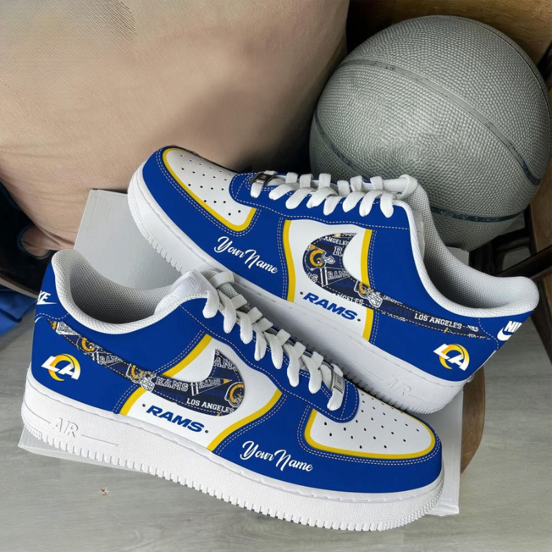 [SPECIAL OFFER] NEW CUSTOMIZED NFL22 LAR LOS ANGELES RAMS AF1 SNEAKERS
