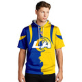 [SPECIAL OFFER] NEW CUSTOMIZED NFL22 LAR LOS ANGELES RAMS SHORT SLEEVE HOODIE T-SHIRT