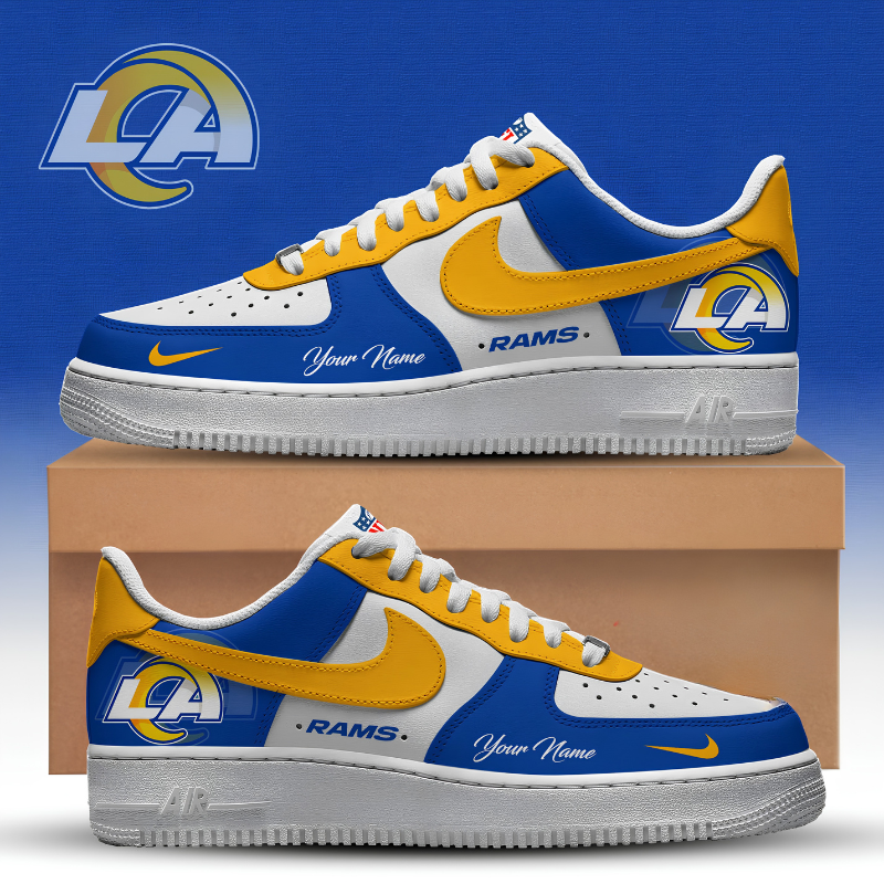[SPECIAL OFFER] NEW CUSTOMIZED NFL22 LAR LOS ANGELES RAMS AF1 SNEAKERS