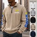 [SPECIAL OFFER] NEW CUSTOMIZED NFL22 LAR LOS ANGELES RAMS MULTICOLOR QUARTER-ZIP SWEATSHIRT