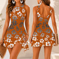 [FAN FAVORITE] NEW CUSTOMIZED NCAA FBS22 TXL TEXAS LONGHORNS WOMEN'S SUMMER SKORT DRESS