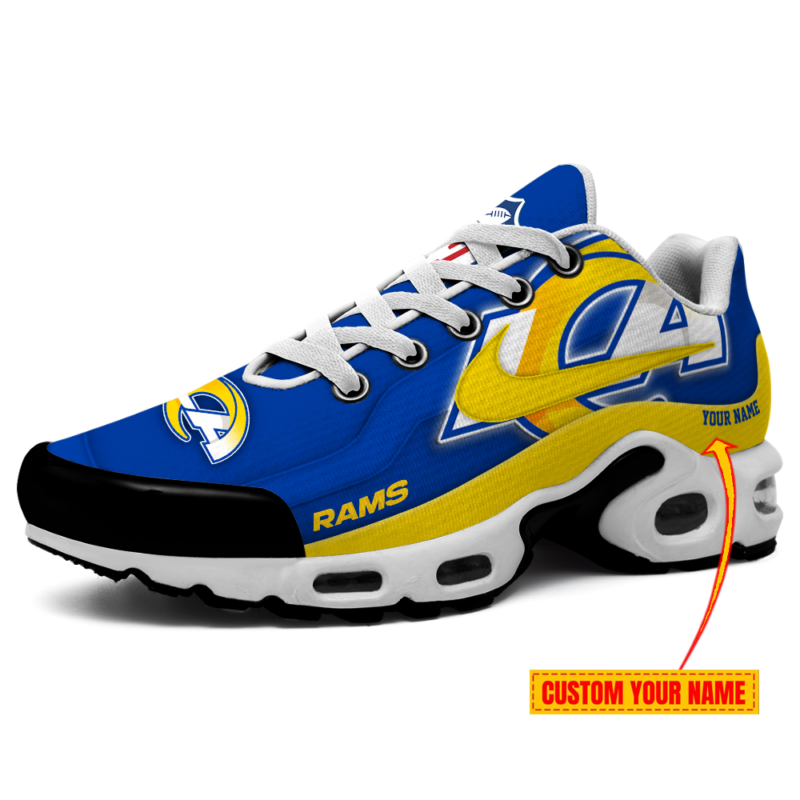 [SPECIAL OFFER] NEW CUSTOMIZED NFL22 LAR LOS ANGELES RAMS AIR MAX PLUS SNEAKERS