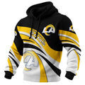 [SPECIAL OFFER] NEW CUSTOMIZED NFL22 LAR LOS ANGELES RAMS UNISEX HOODED SWEATSHIRT