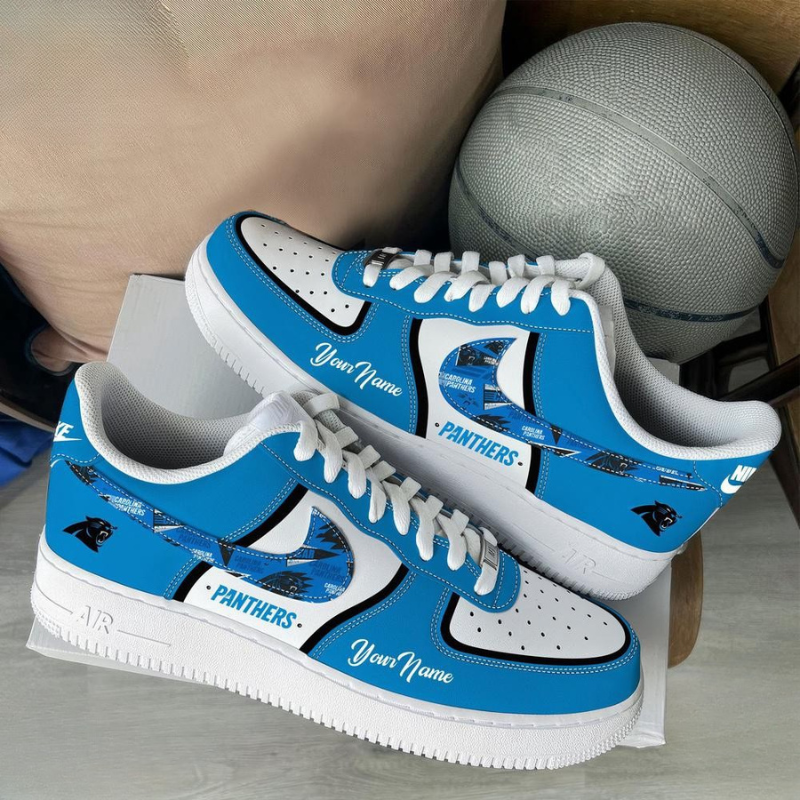 [SPECIAL OFFER] NEW CUSTOMIZED NFL23 CLP CAROLINA PANTHERS AF1 SNEAKERS