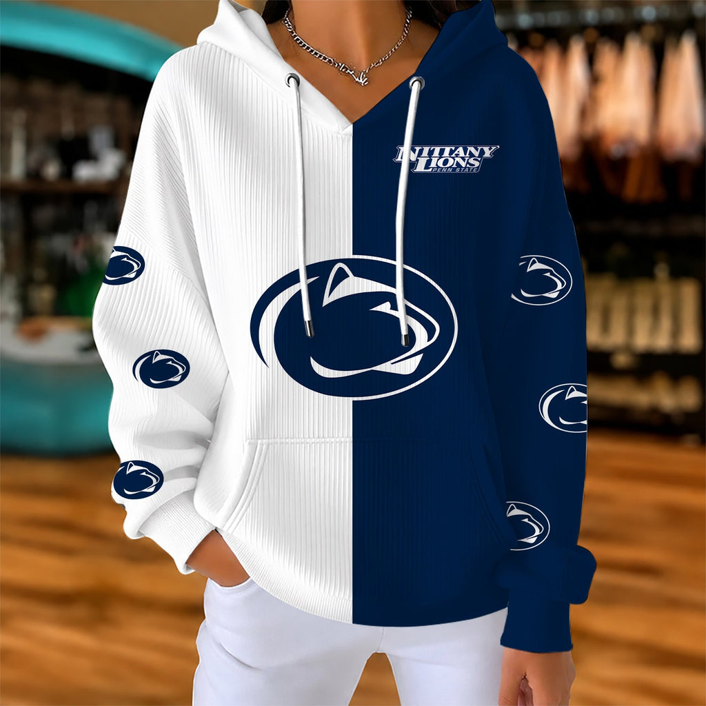 [FAN FAVORITE] NEW CUSTOMIZED NCAA FBS23 PNL PENN STATE NITTANY LIONS RIBBED HOODIE & SWEATSHIRT
