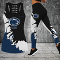 [FAN FAVORITE] NEW CUSTOMIZED NCAA FBS23 PNL PENN STATE NITTANY LIONS HOLLOW TANK TOP & LEGGINGS SET