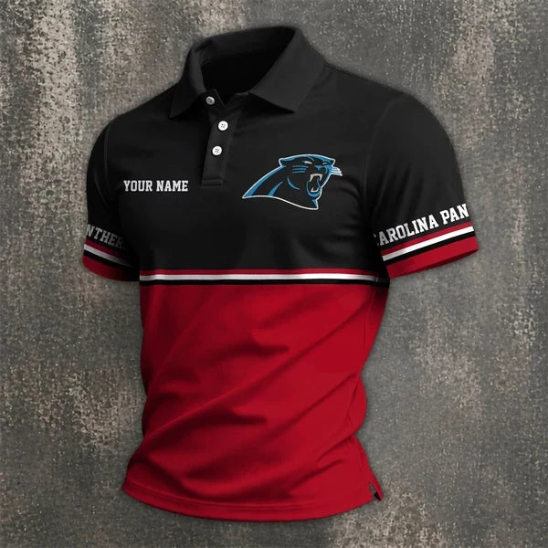 [SPECIAL OFFER] NEW CUSTOMIZED NFL23 CLP CAROLINA PANTHERS POLO SHIRT