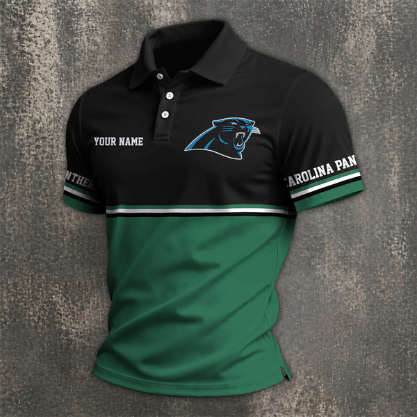 [SPECIAL OFFER] NEW CUSTOMIZED NFL23 CLP CAROLINA PANTHERS POLO SHIRT
