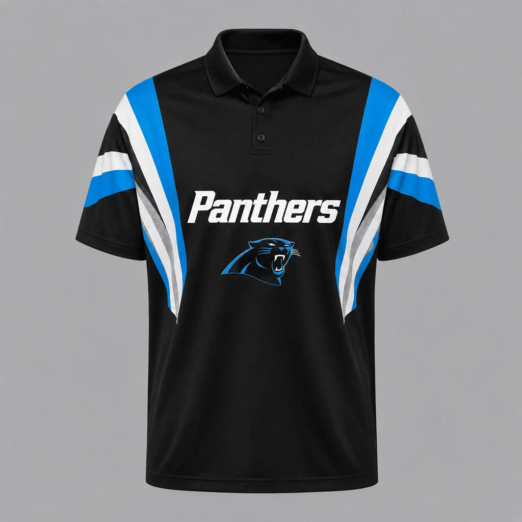 [SPECIAL OFFER] NEW CUSTOMIZED NFL23 CLP CAROLINA PANTHERS POLO SHIRT