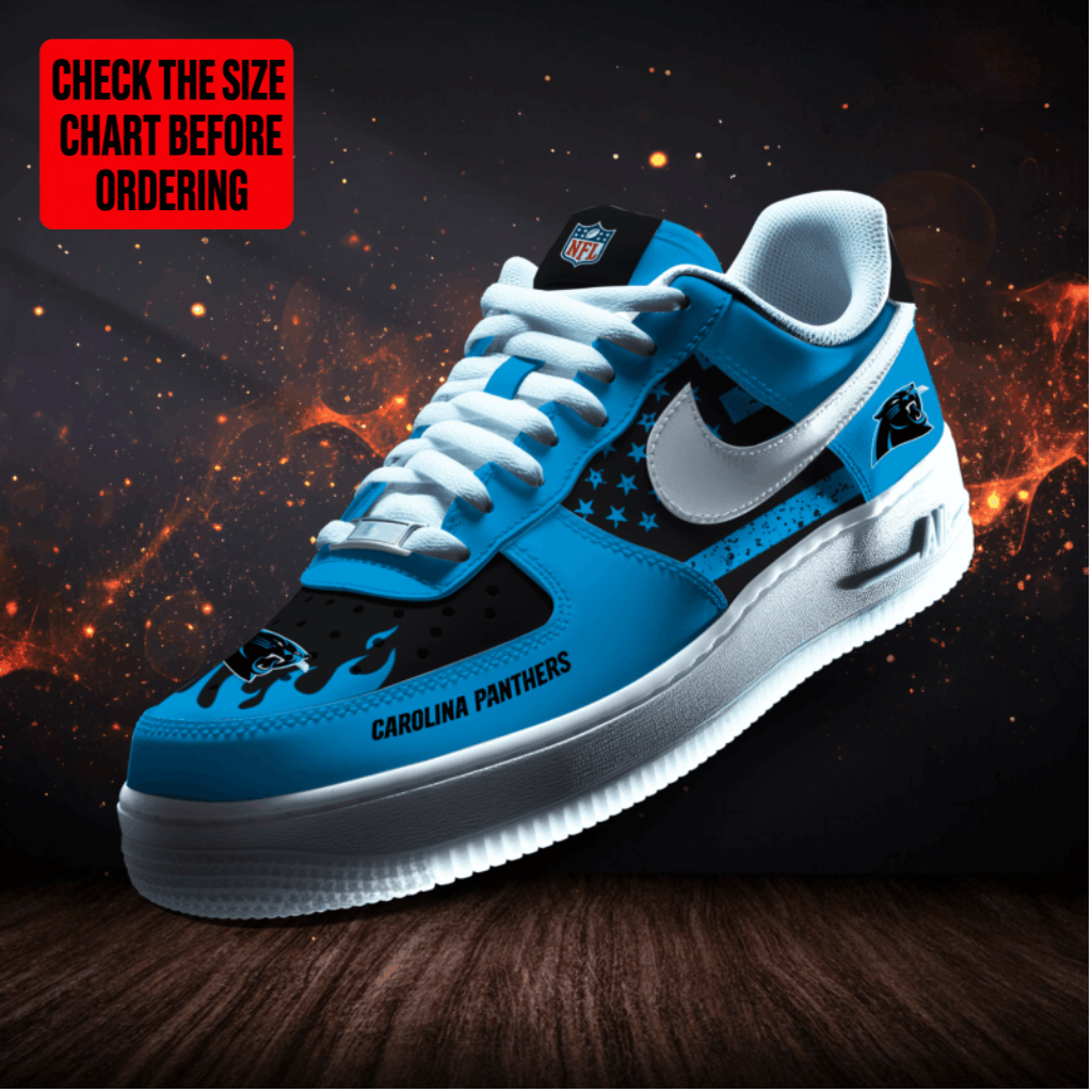 [SPECIAL OFFER] NEW CUSTOMIZED NFL23 CLP CAROLINA PANTHERS AF1 SNEAKERS