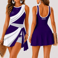 [FAN FAVORITE] NEW CUSTOMIZED NCAA FBS24 KSW KANSAS STATE WILDCATS WOMEN'S SUMMER SKORT DRESS