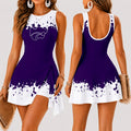 [FAN FAVORITE] NEW CUSTOMIZED NCAA FBS24 KSW KANSAS STATE WILDCATS WOMEN'S SUMMER SKORT DRESS