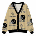 [SPECIAL OFFER] NEW CUSTOMIZED NFL24 NOS NEW ORLEANS SAINTS CARDIGAN