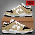 [SPECIAL OFFER] NEW CUSTOMIZED NFL24 NOS NEW ORLEANS SAINTS DUNK LOW SHOES