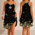 [SPECIAL OFFER] NEW CUSTOMIZED NFL24 NOS NEW ORLEANS SAINTS CAMISOLE DRESS
