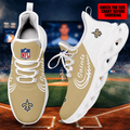 [SPECIAL OFFER] NEW CUSTOMIZED NFL24 NOS NEW ORLEANS SAINTS MAX SOUL SHOES