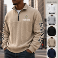 [SPECIAL OFFER] NEW CUSTOMIZED NFL24 NOS NEW ORLEANS SAINTS MULTICOLOR QUARTER-ZIP SWEATSHIRT