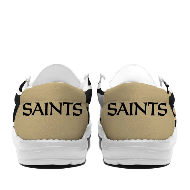 [SPECIAL OFFER] NEW CUSTOMIZED NFL24 NOS NEW ORLEANS SAINTS LOAFER SHOES