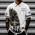 [SPECIAL OFFER] NEW CUSTOMIZED NFL24 NOS NEW ORLEANS SAINTS POLO SHIRT