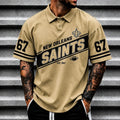 [SPECIAL OFFER] NEW CUSTOMIZED NFL24 NOS NEW ORLEANS SAINTS POLO SHIRT