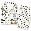 [SPECIAL OFFER] NEW CUSTOMIZED NFL24 NOS NEW ORLEANS SAINTS HALLOWEEN LONG PAJAMAS SET