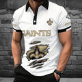 [SPECIAL OFFER] NEW CUSTOMIZED NFL24 NOS NEW ORLEANS SAINTS POLO SHIRT