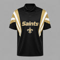 [SPECIAL OFFER] NEW CUSTOMIZED NFL24 NOS NEW ORLEANS SAINTS POLO SHIRT